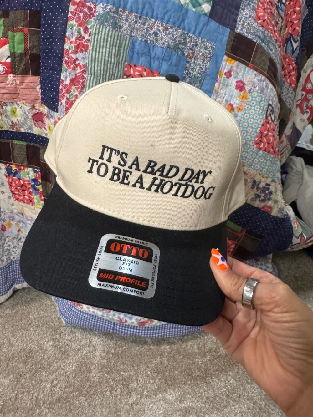 it's a bad day to be a hotdog trucker hat